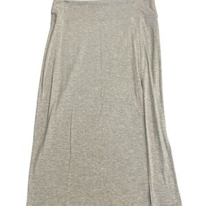 Babaton Light Gray Maxi Skirt